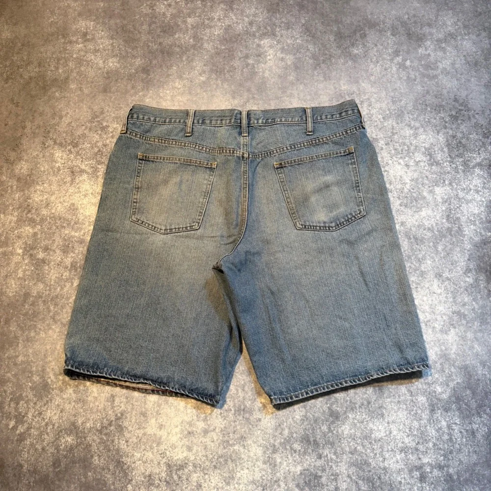 Vintage Old Navy Mens Blue Denim Jean Shorts Size 40 Medium Wash‎ Casual Jorts